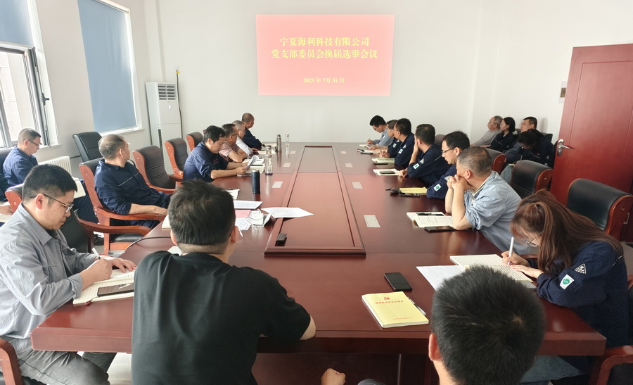 寧夏海利科技有限公司黨支部召開換屆選舉黨員大會(huì)